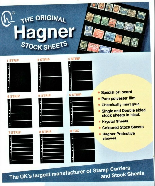 Hagner Style Stamp Storage Sheets At Half Retail Price 